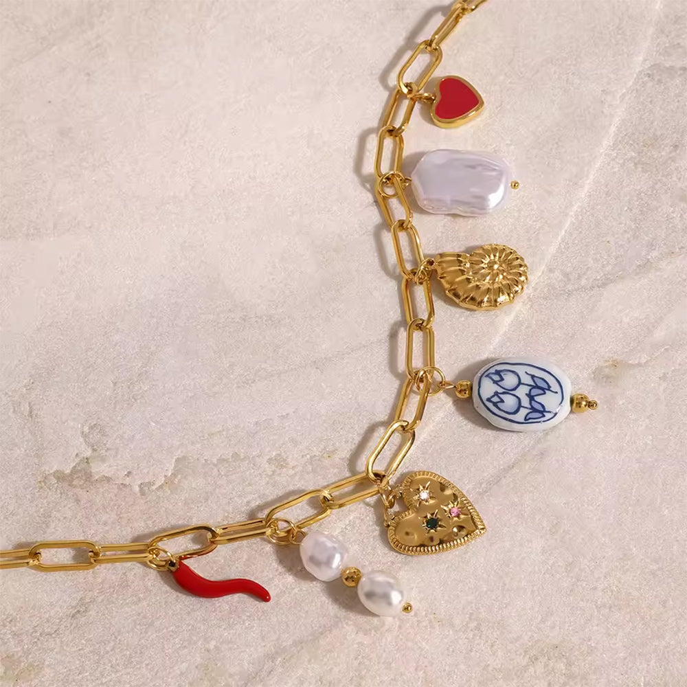 Love Token Charm Necklace