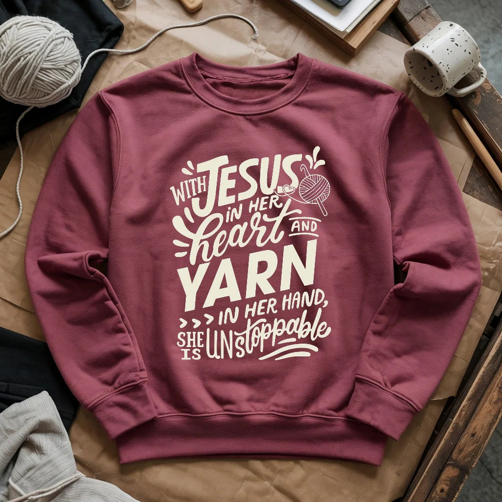 Jesus And Yarn Sweatshirt