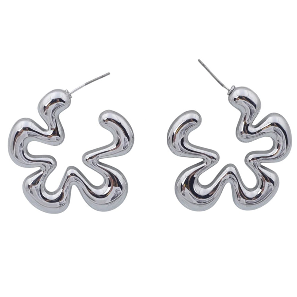 Minimalist Aesthetic Flower Earrings
