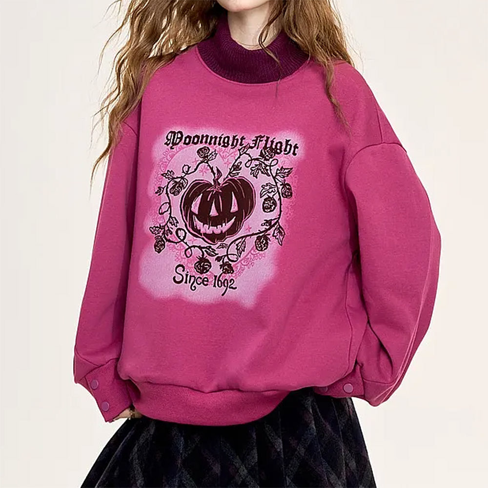 Moonlight Flight Printed Sweatshirt