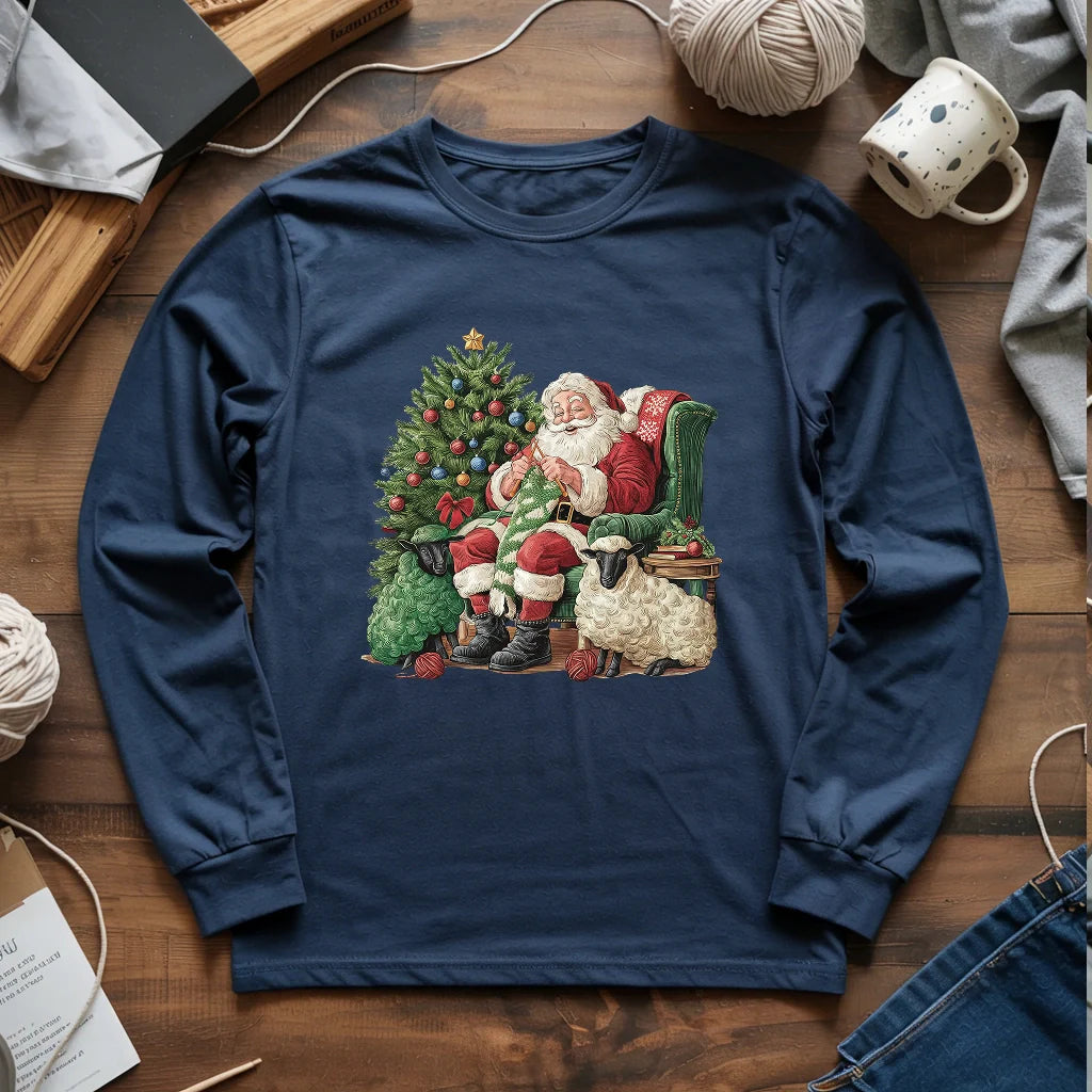 Santa Yarn Long Sleeve T-shirt
