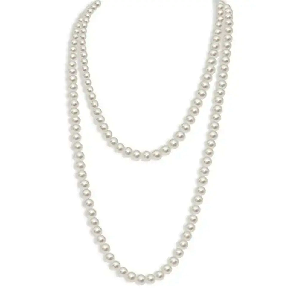 Old Money Pearl Layered Necklace