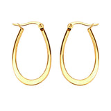Perfect Future Oval Hoop Earrings