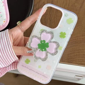Pastel Aesthetic Clover iPhone Case