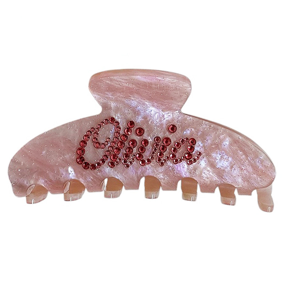 Personalized Name Rhinestone Y2K Hair Claw