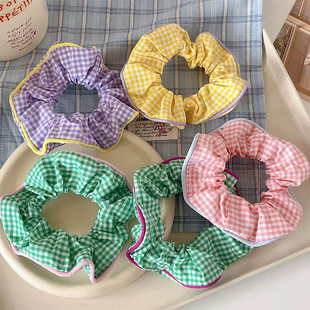 Picnic Gingham Scrunchie