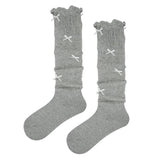 Preppy Knee High Socks with Bows