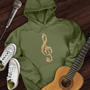 Christmas Treble Clef Hoodie