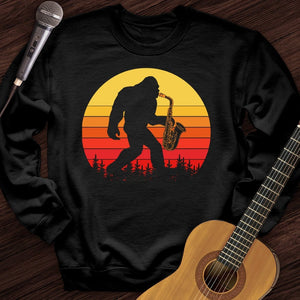 BigFoot Playing Sax Crewneck