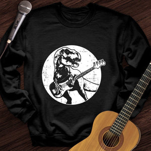 Dinos Playing Guitar Crewneck