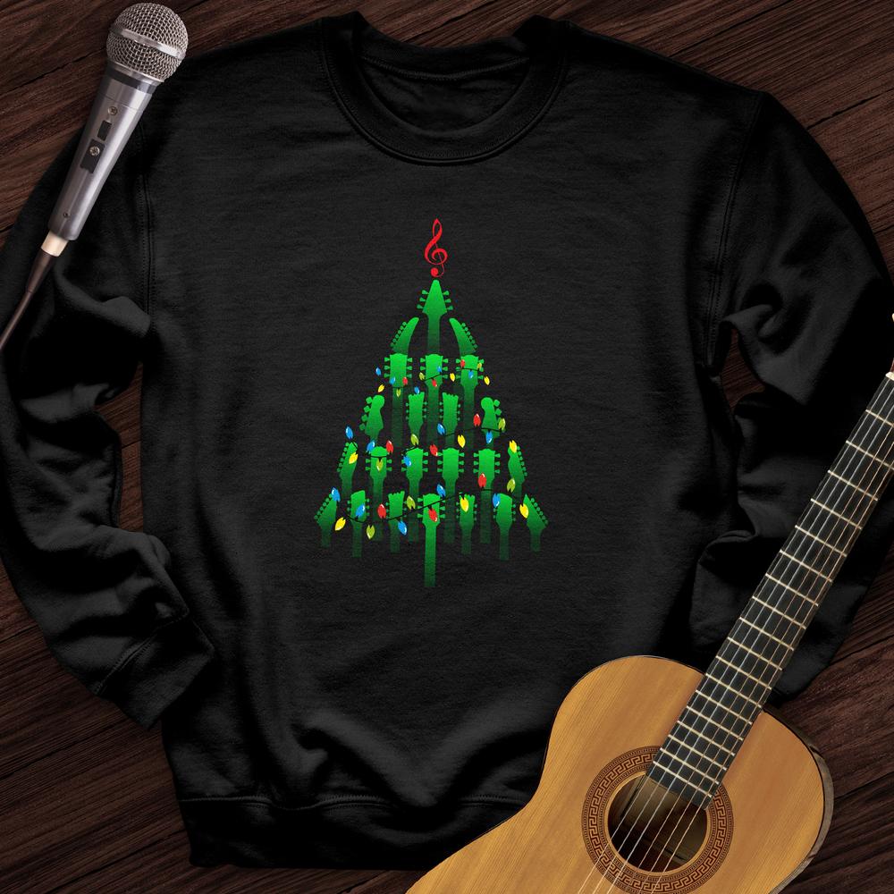 Guitar Christmas Tree Crewneck