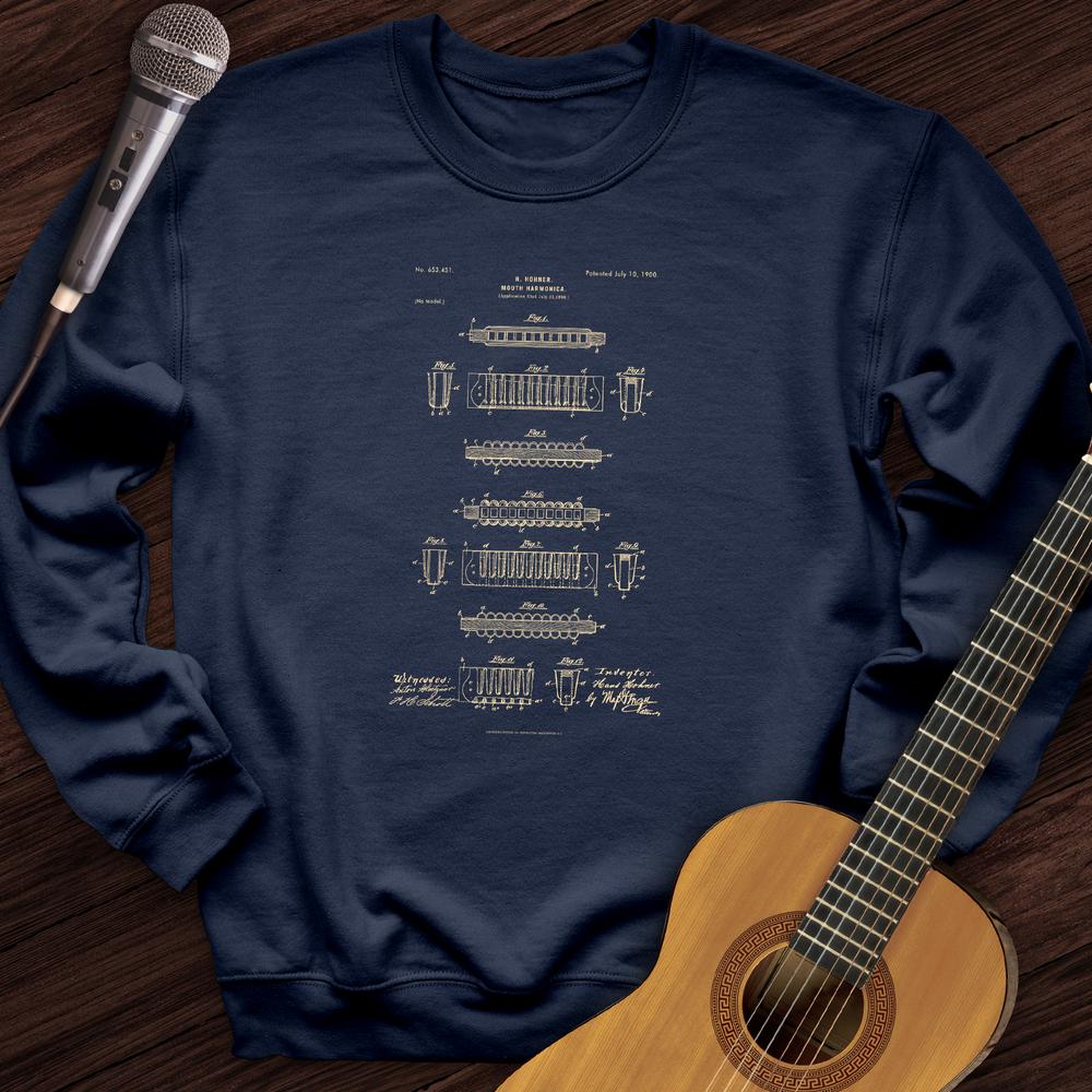 Harmonica Patent Crewneck