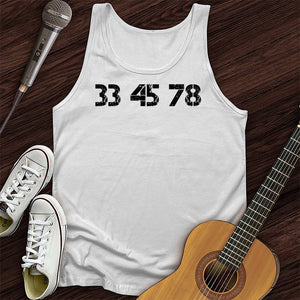33-45-78 RPM Turntable Tank Top