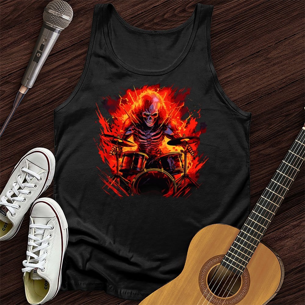 Fiery Drummer Tank Top