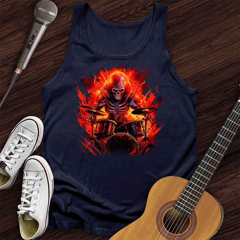 Fiery Drummer Tank Top