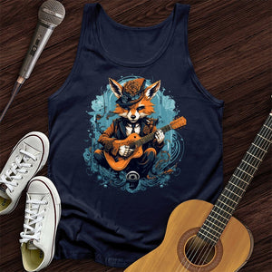 Fox Playing Guitar Tank Top
