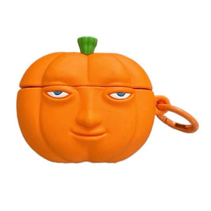 Pumpkin Mood Silicone AirPods Case