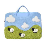 Sheep Embroidery Aesthetic Handbag