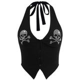 Emo Aesthetic Halter Top