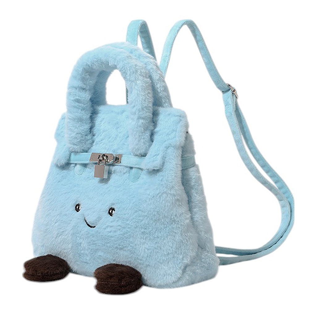 Smiling Face Plush Handbag