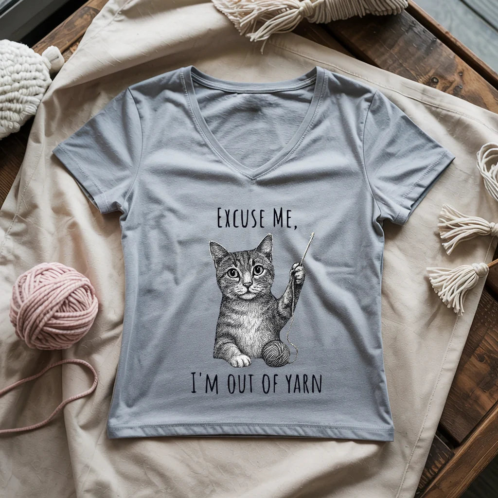 I'm out of yarn Lady V-neck
