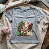 Santa Yarn Lady V-neck