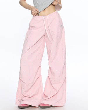 Star Print Baggy Pants