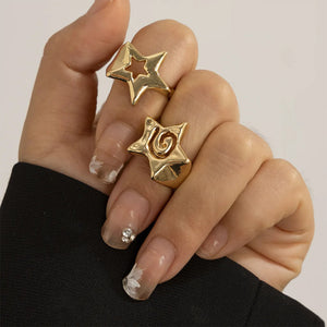 Star Child Chunky Ring Set