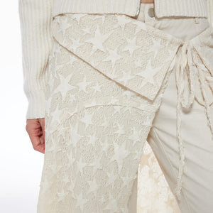 Star Girl Overlay Wrap Skirt Belt