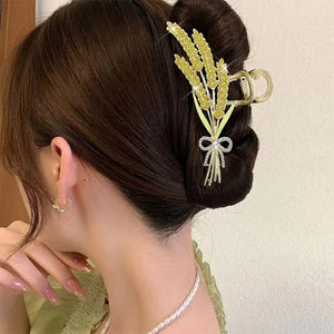 Wheat Flower Hair Claw