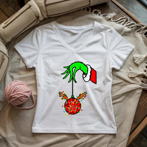 Hook the Halls Lady V-neck