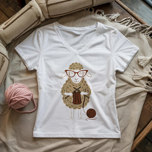 Knit Happens Lady V-neck