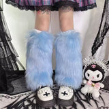 Y2K Fuzzy Leg Warmers