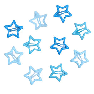 Y2K Pastel Star Hair Clips Set