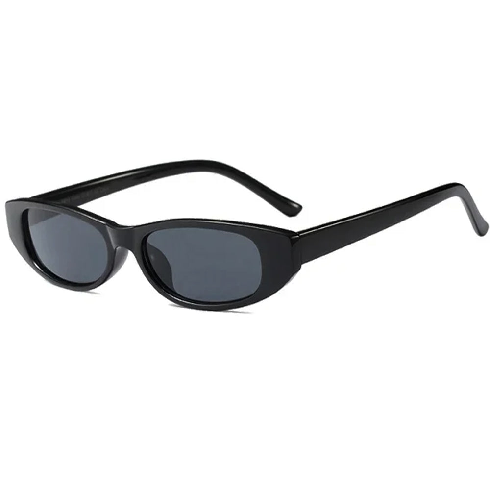 Y2K Skinny Oval Sunglasses